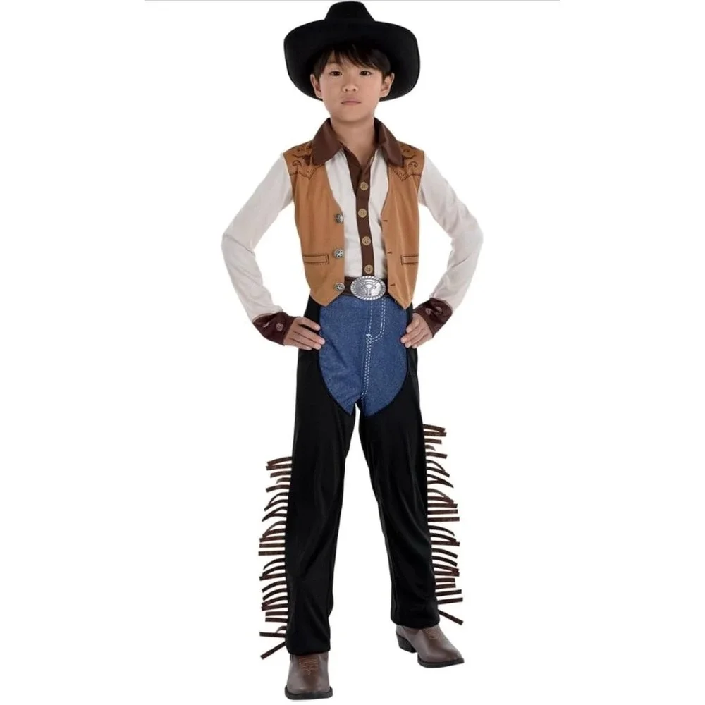 Cowboy Western Boy Sheriff Suit Yourself Halloween Child XL 14-16 Costume‎